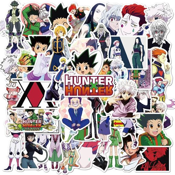 Hunter x Hunter Stickers Anime 20pc Decals Notebook Laptop Water Bottle - Picture 1 of 1